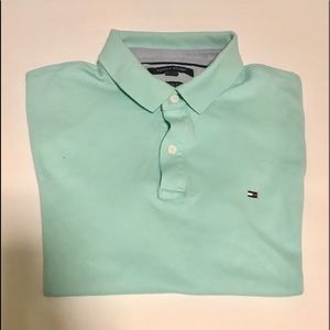 (Light blue) Tommy Hilfiger polo shirt